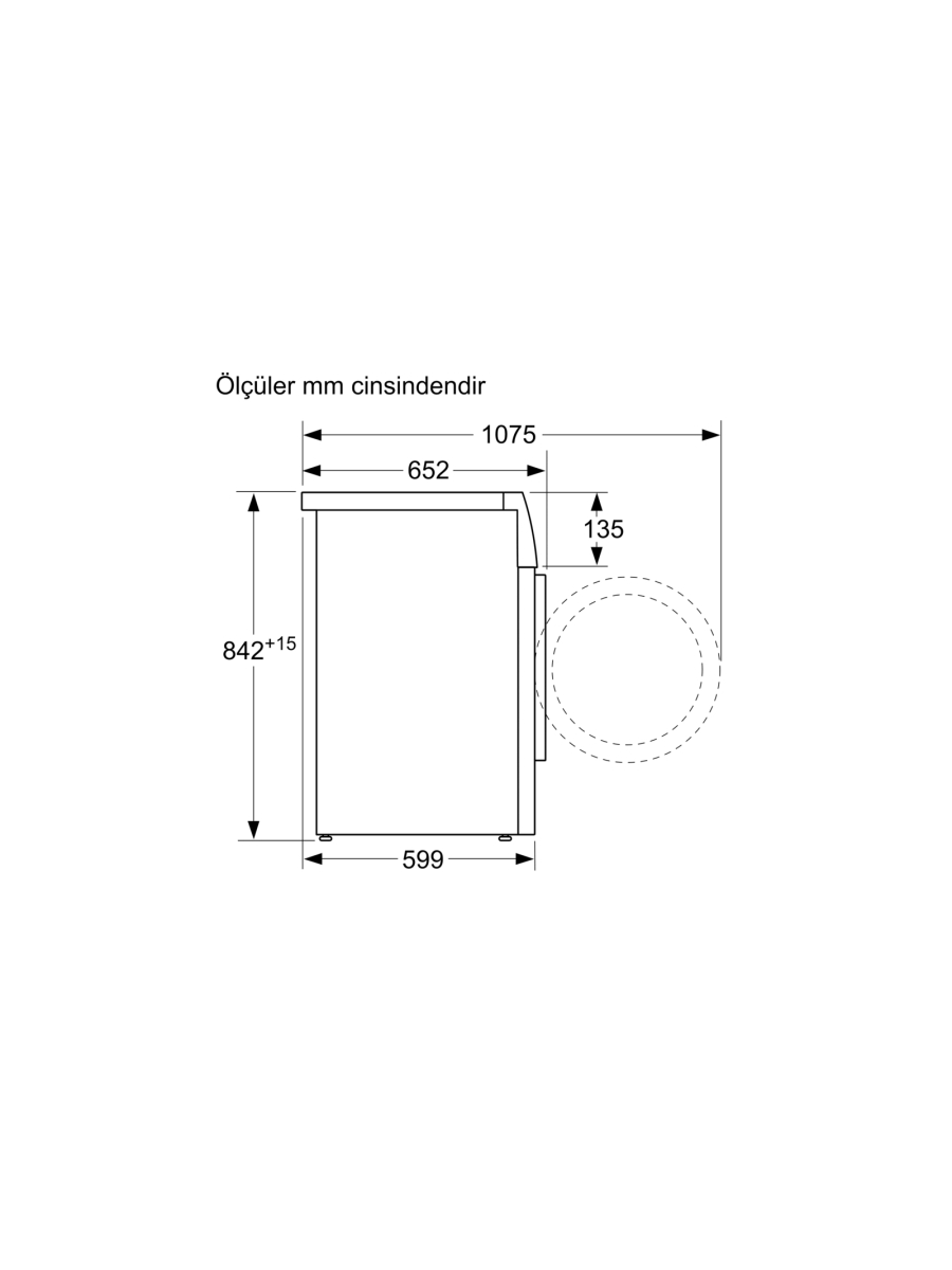 Profilo KM8610HTR Kurutma Makinesi-Isı Pompalı Kurutma Makinesi 8 kg KM8610HTR